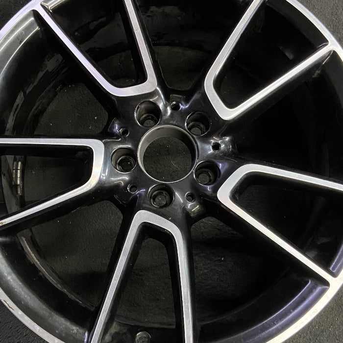 19" MERCEDES C-CLASS 19 205 Type Cvertible C300 19x8.5 10 spoke w/AMG Original - Angle View