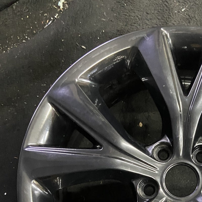 19" SANTA FE 18 19x7.5 alloy 2.0L Sport Original OEM Wheel Rim - Side Profile