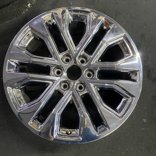20" FORD F150 PICKUP 24-25 20x8.5, , split spoke, , chrome Original OEM Wheel - Angle View