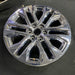 20" FORD F150 PICKUP 24-25 20x8.5, , split spoke, , chrome Original OEM Wheel - Side Profile