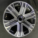 20" WAGONEER 22-23 20x9, , straight spoke Original OEM Wheel Rim - Side Profile