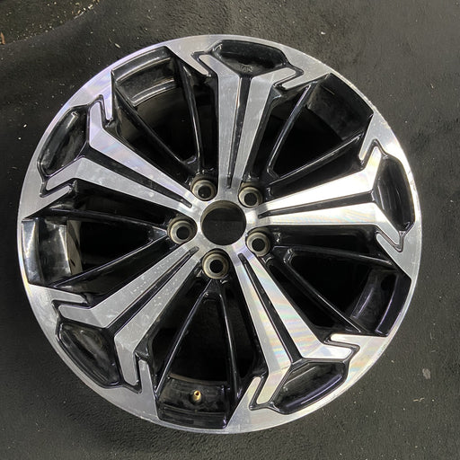 19" RAV4 21-23 19x7.5 , 15 spoke Original OEM Wheel Rim - Angle View