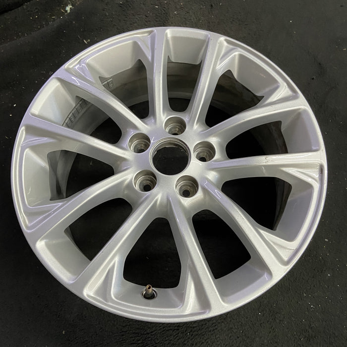 17" CHEROKEE 19 17x7, aluminum , , opt WFM Original OEM Wheel Rim - Side Profile