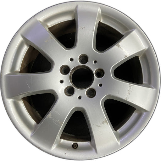 17" MERCEDES ML-CLASS 06-07 164 Type; ML350, 17x7.5 Original OEM Wheel Rim - Front View