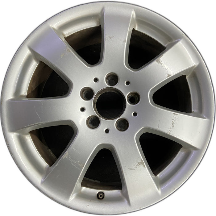 17" MERCEDES ML-CLASS 06-07 164 Type; ML350, 17x7.5 Original OEM Wheel Rim - Front View