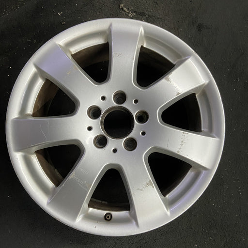 17" MERCEDES ML-CLASS 06-07 164 Type; ML350, 17x7.5 Original OEM Wheel Rim - Angle View