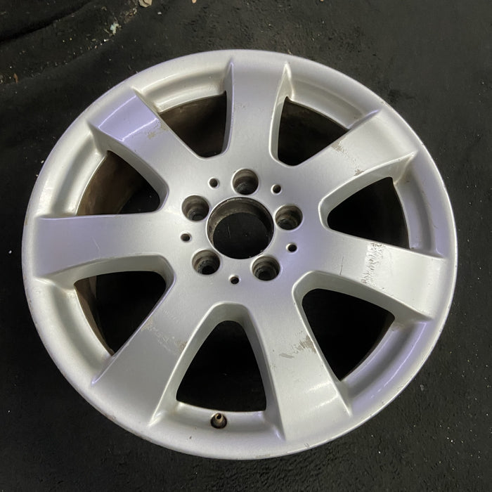 17" MERCEDES ML-CLASS 06-07 164 Type; ML350, 17x7.5 Original OEM Wheel Rim - Side Profile