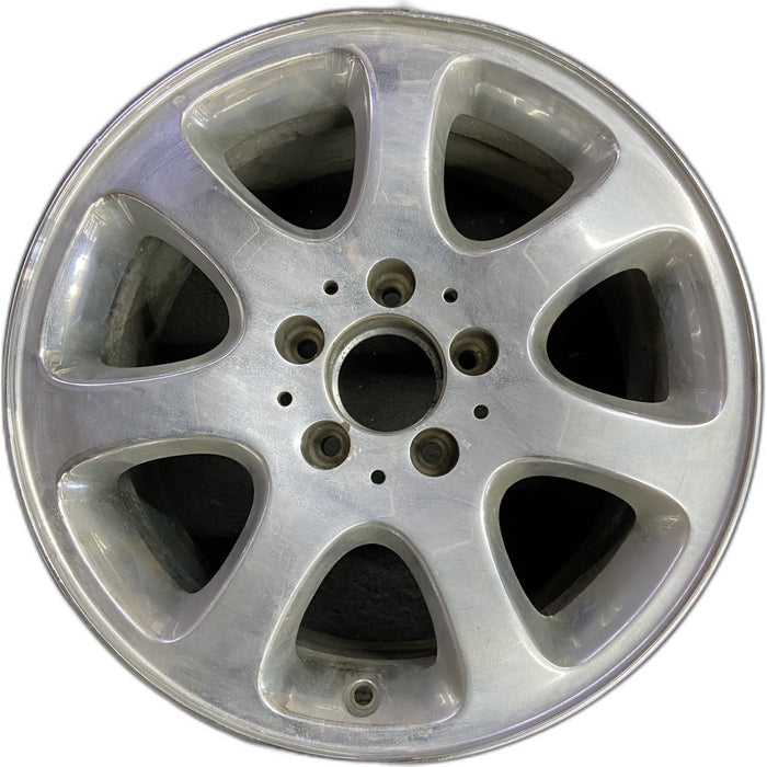 16" MERCEDES CLK 03 209 Type; CLK320 , 16x8 Original OEM Wheel Rim - Front View