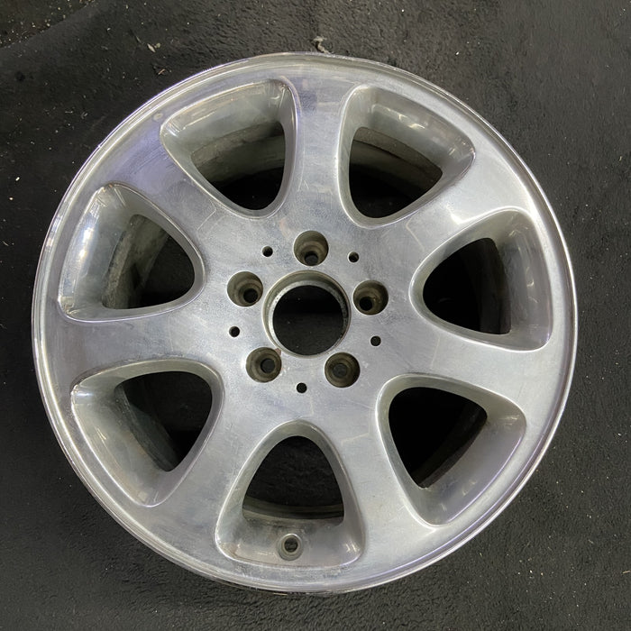 16" MERCEDES CLK 03 209 Type; CLK320 , 16x8 Original OEM Wheel Rim - Angle View