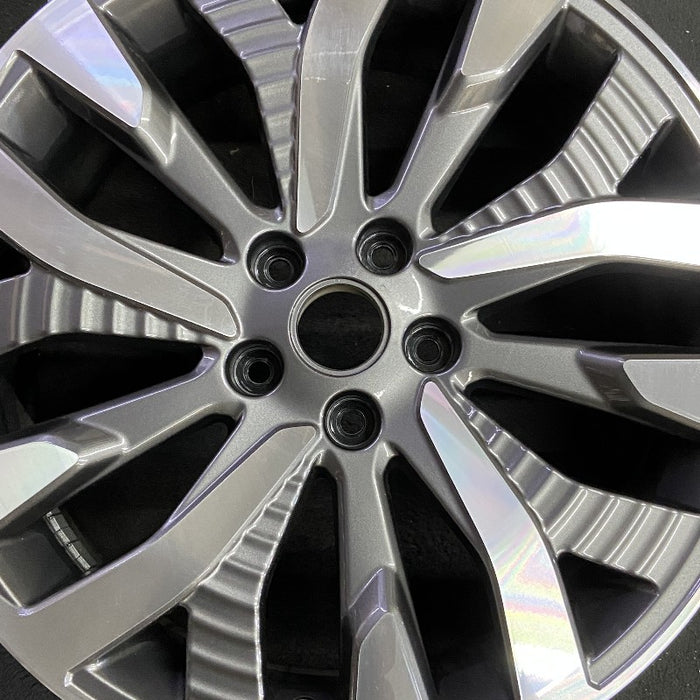 19" FORESTER 25 19x7.5 alloy 15 spoke machined face with black pockets Original - Angle View
