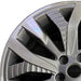 19" FORESTER 25 19x7.5 alloy 15 spoke machined face with black pockets Original - Angle View