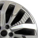 19" FORESTER 25 19x7.5 alloy 15 spoke machined face with black pockets Original - Side Profile