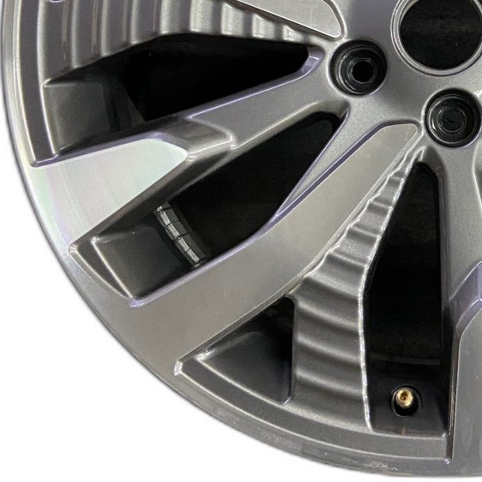 19" FORESTER 25 19x7.5 alloy 15 spoke machined face with black pockets Original - Back View