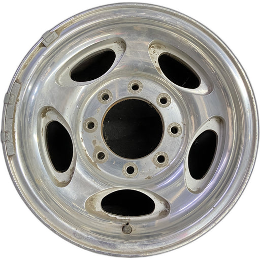 16" FORD E150 VAN 07-08 , aluminum, 5 ovals Original OEM Wheel Rim - Front View