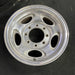16" FORD E150 VAN 07-08 , aluminum, 5 ovals Original OEM Wheel Rim - Side Profile