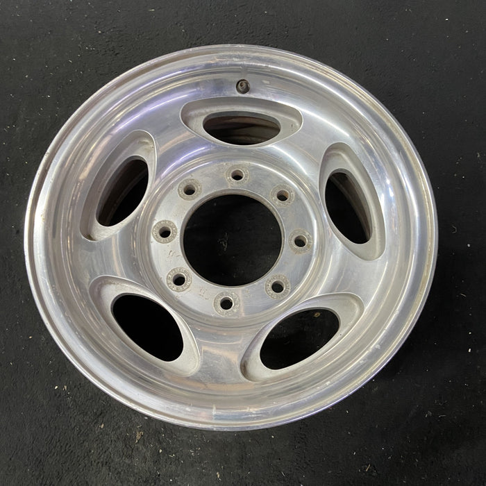 16" FORD E150 VAN 07-08 , aluminum, 5 ovals Original OEM Wheel Rim - Close-Up Detail