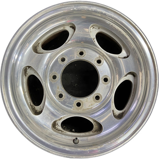 16" FORD E150 VAN 07-08 , aluminum, 5 ovals Original OEM Wheel Rim - Front View