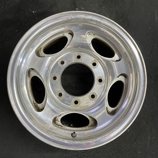 16" FORD E150 VAN 07-08 , aluminum, 5 ovals Original OEM Wheel Rim - Angle View