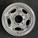 16" FORD E150 VAN 07-08 , aluminum, 5 ovals Original OEM Wheel Rim - Angle View