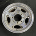 16" FORD E150 VAN 07-08 , aluminum, 5 ovals Original OEM Wheel Rim - Side Profile