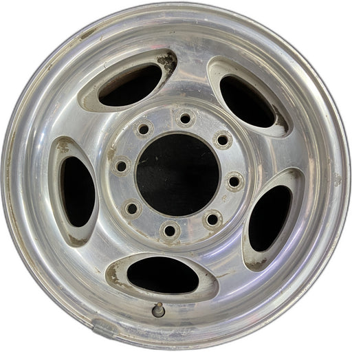 16" FORD E150 VAN 07-08 , aluminum, 5 ovals Original OEM Wheel Rim - Front View