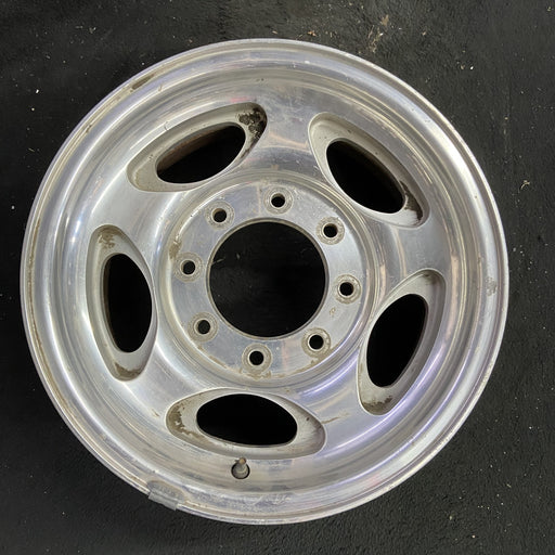 16" FORD E150 VAN 07-08 , aluminum, 5 ovals Original OEM Wheel Rim - Angle View