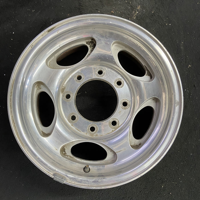 16" FORD E150 VAN 07-08 , aluminum, 5 ovals Original OEM Wheel Rim - Angle View