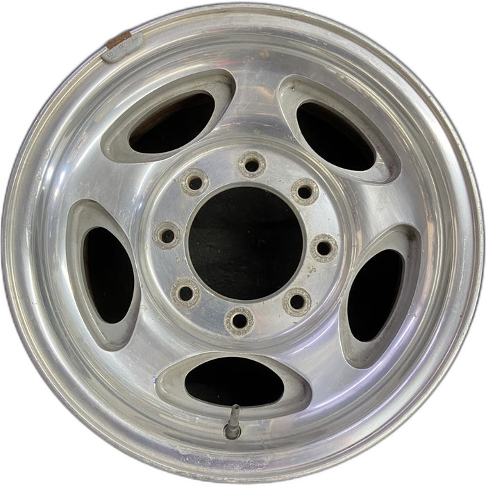 16" FORD E150 VAN 07-08 , aluminum, 5 ovals Original OEM Wheel Rim - Front View