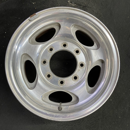 16" FORD E150 VAN 07-08 , aluminum, 5 ovals Original OEM Wheel Rim - Angle View