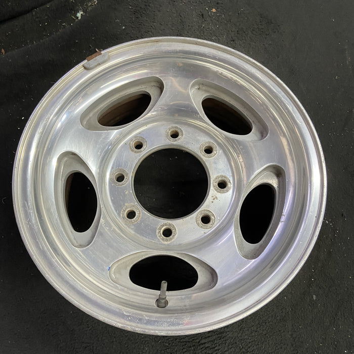 16" FORD E150 VAN 07-08 , aluminum, 5 ovals Original OEM Wheel Rim - Side Profile