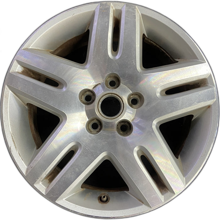 17" IMPALA 06-08 17x6.5, 5 double spoke machined finish Original OEM Wheel Rim - Front View