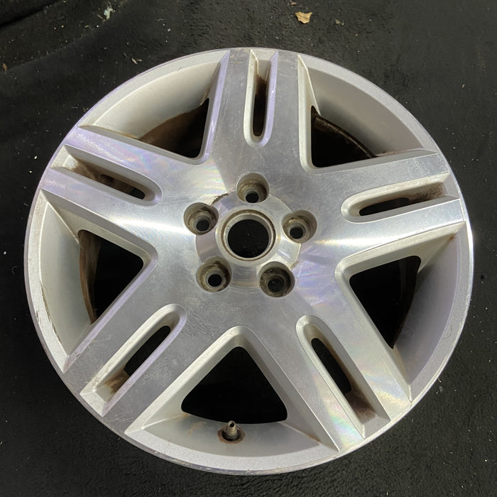 17" IMPALA 06-08 17x6.5, 5 double spoke machined finish Original OEM Wheel Rim - Side Profile