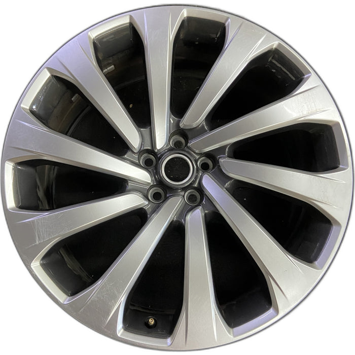 23" RANGE ROVER 22 , 23x9.5, 10 spoke, Y spoke Original OEM Wheel Rim - Front View