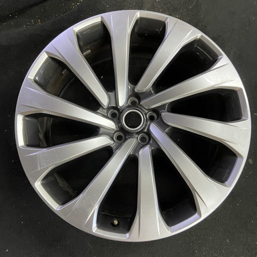 23" RANGE ROVER 22 , 23x9.5, 10 spoke, Y spoke Original OEM Wheel Rim - Angle View