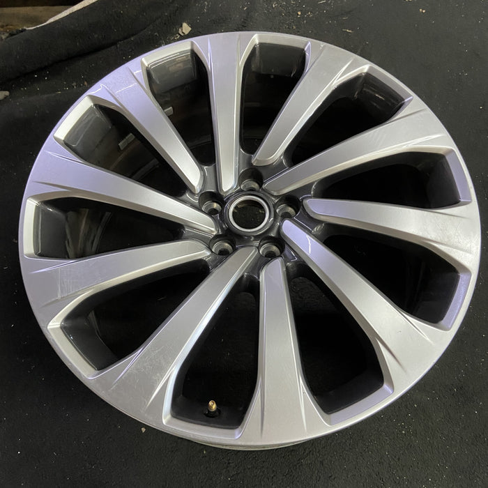 23" RANGE ROVER 22 , 23x9.5, 10 spoke, Y spoke Original OEM Wheel Rim - Side Profile