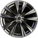 21" LEXUS RX350 23-24 21x8 5 V spoke matte black Original OEM Wheel Rim - Front View