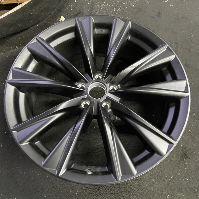21" LEXUS RX350 23-24 21x8 5 V spoke matte black Original OEM Wheel Rim - View 7