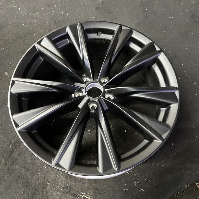 21" LEXUS RX350 23-24 21x8 5 V spoke matte black Original OEM Wheel Rim - View 8