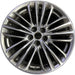 20" CT6 19-20 20x8.5, 20 spoke, dark gray accents Original OEM Wheel Rim - Front View
