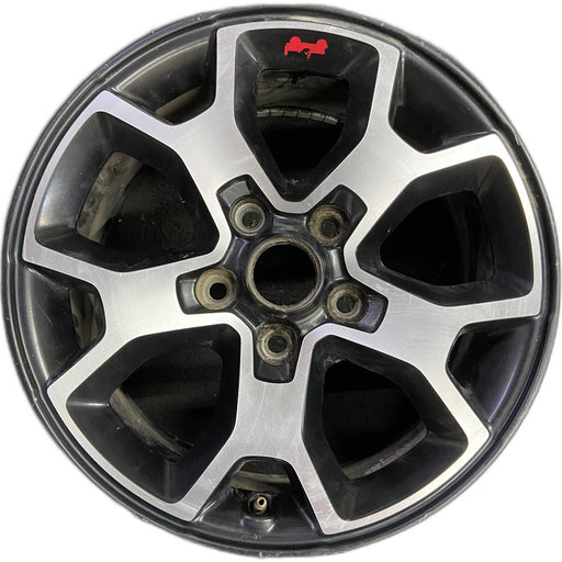 17" WRANGLER 18 VIN X , 17x7.5, , aluminum, Y spoke Original OEM Wheel Rim - Front View