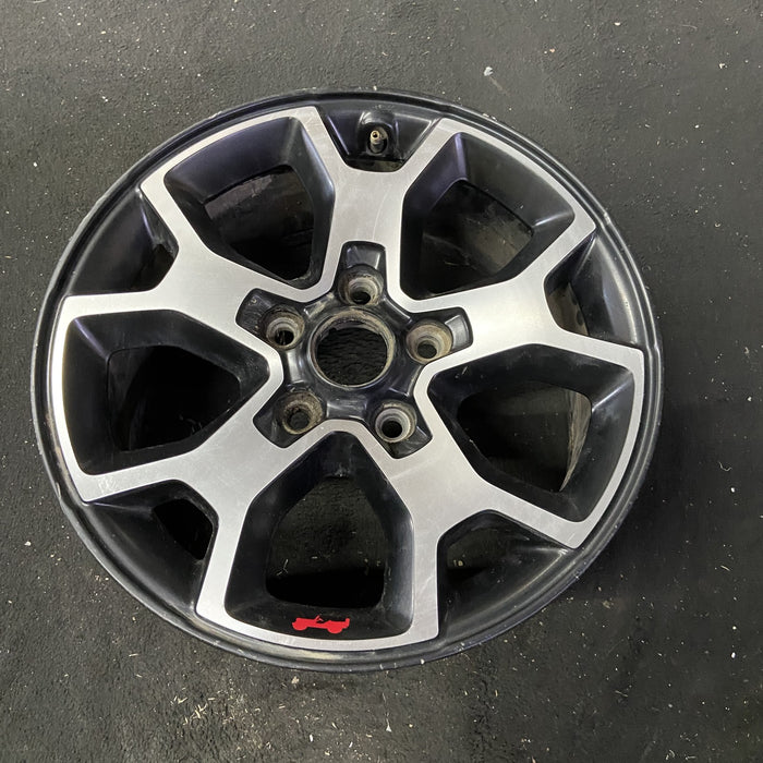 17" WRANGLER 18 VIN X , 17x7.5, , aluminum, Y spoke Original OEM Wheel Rim - Close-Up Detail