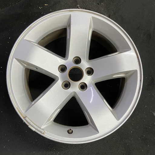 18" CHALLENGER 09-10 18x7.5 alloy natural opt WPT Original OEM Wheel Rim - Front View