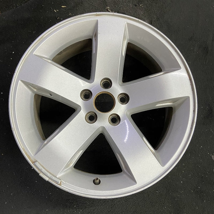 18" CHALLENGER 09-10 18x7.5 alloy natural opt WPT Original OEM Wheel Rim - Front View