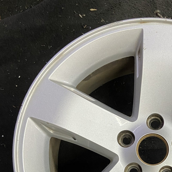 18" CHALLENGER 09-10 18x7.5 alloy natural opt WPT Original OEM Wheel Rim - Side Profile