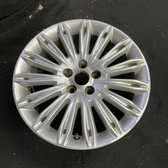 17" FUSION 13-16 17x7.5, , 15 spoke Original OEM Wheel Rim - Side Profile