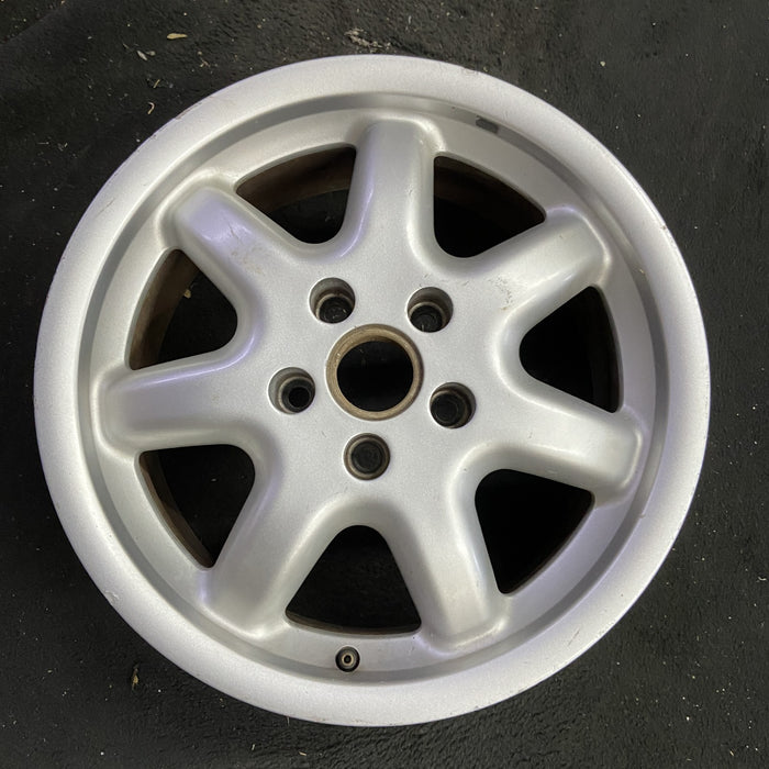 16" AUDI A4 98-00 16x7 , 7 spoke Original OEM Wheel Rim - Angle View