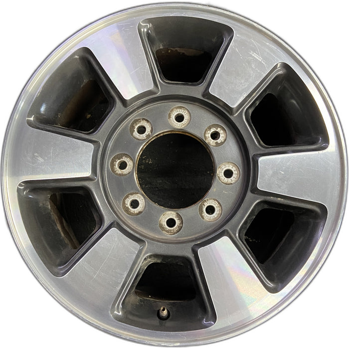 18" FORD F250SD PICKUP 11-13 18x8 , aluminum, 6 spoke Original OEM Wheel Rim - Front View