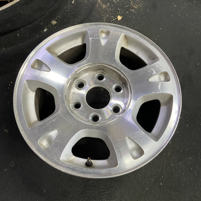 17" AVALANCHE 1500 02-06 17x7.5" Original OEM Wheel Rim - Side Profile
