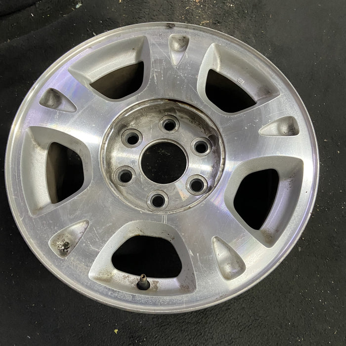 17" AVALANCHE 1500 02-06 17x7.5" Original OEM Wheel Rim - Side Profile