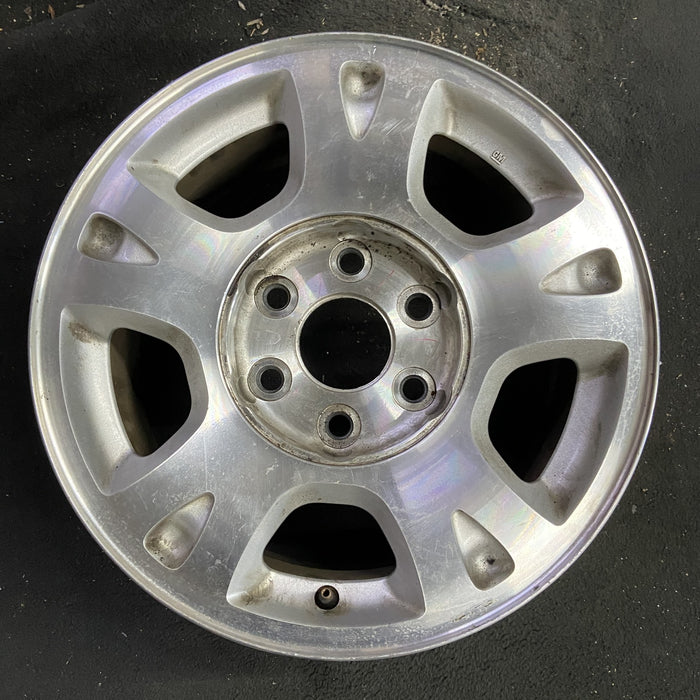 17" AVALANCHE 1500 02-06 17x7.5" Original OEM Wheel Rim - Angle View
